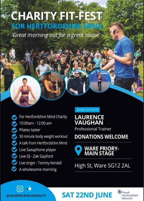 charity fit-fest for hertfordshire mind